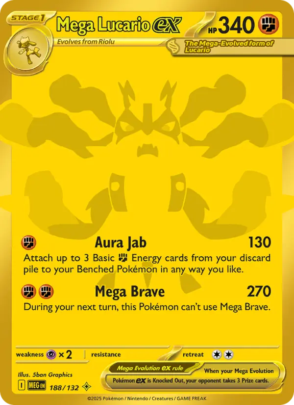 Mega Lucario ex, 188/132