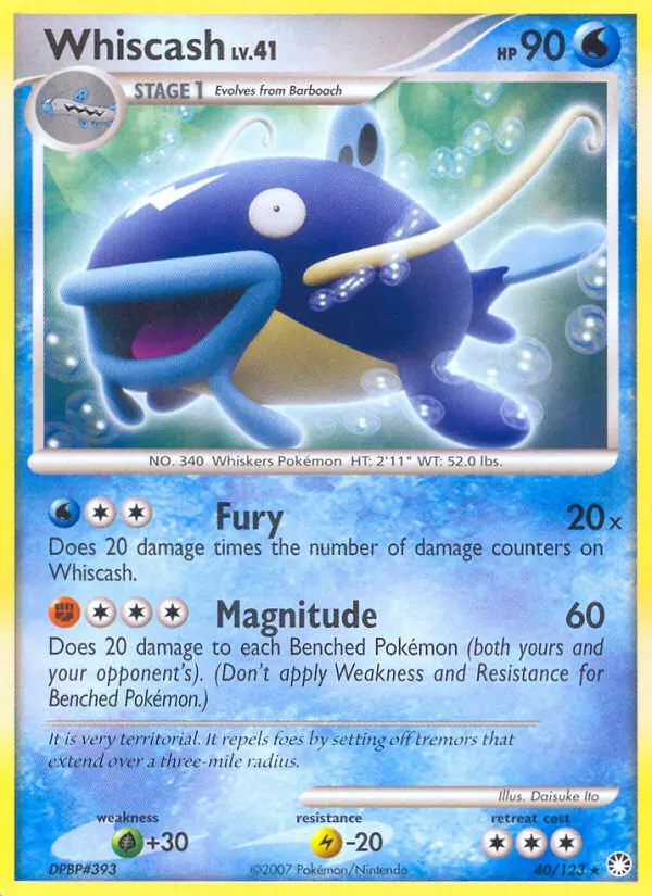 Whiscash, 40/123