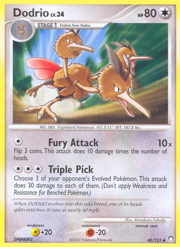 Dodrio, 46/123