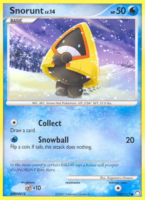 Snorunt, 100/123
