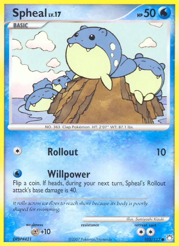 Spheal, 102/123