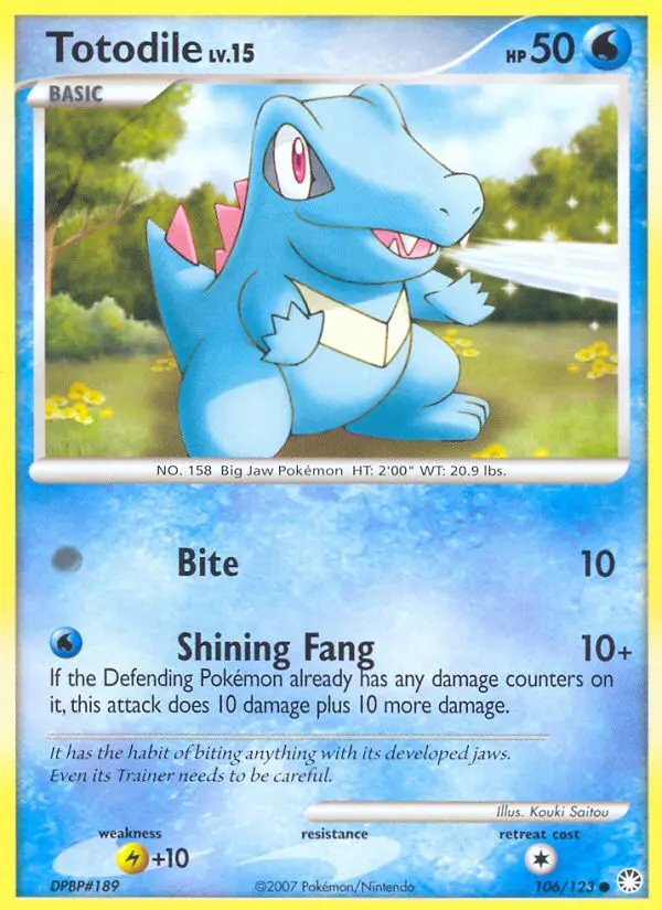 Totodile, 106/123