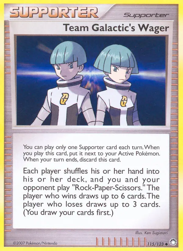 Team Galactic's Wager, 115/123