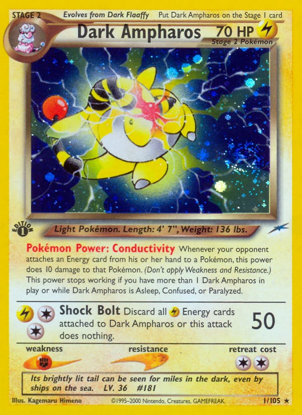 Dark Ampharos, 001/105