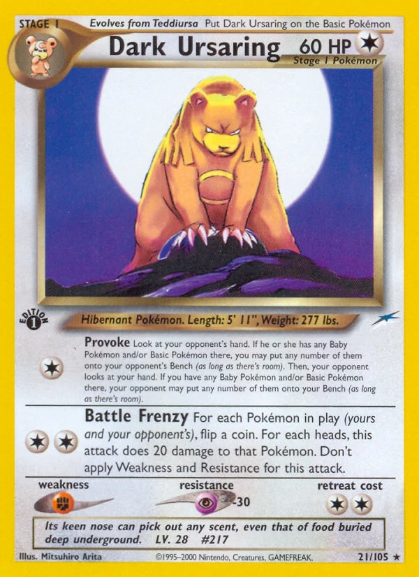 Dark Ursaring, 021/105