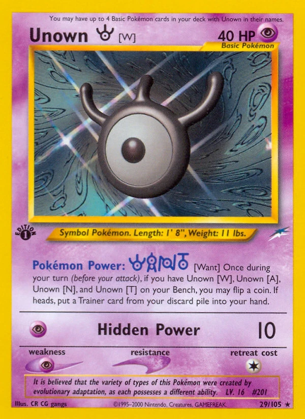 Unown [W], 029/105