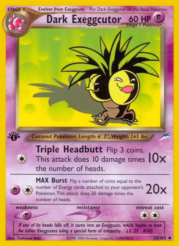 Dark Exeggutor, 033/105