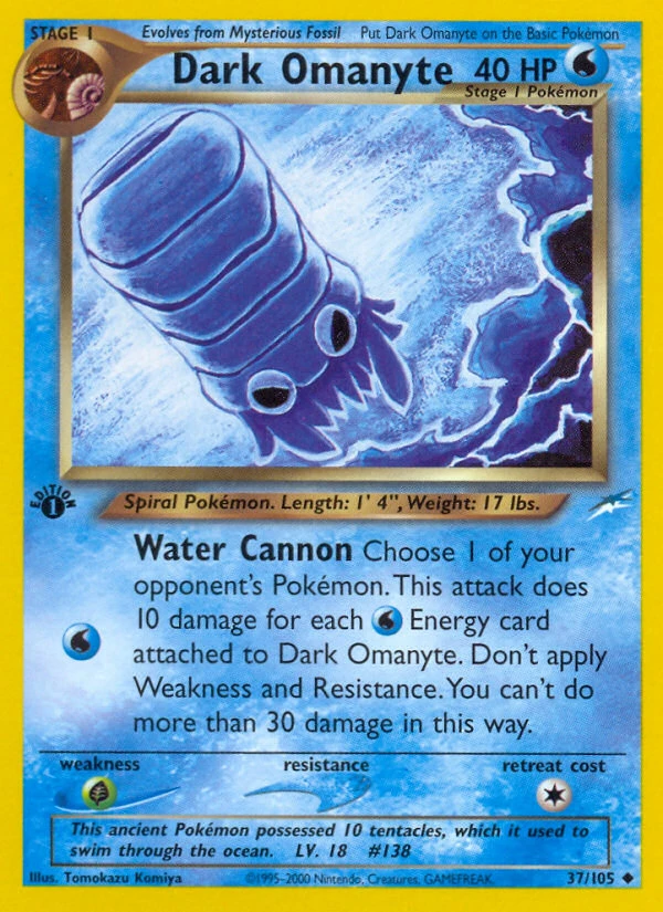 Dark Omanyte, 037/105