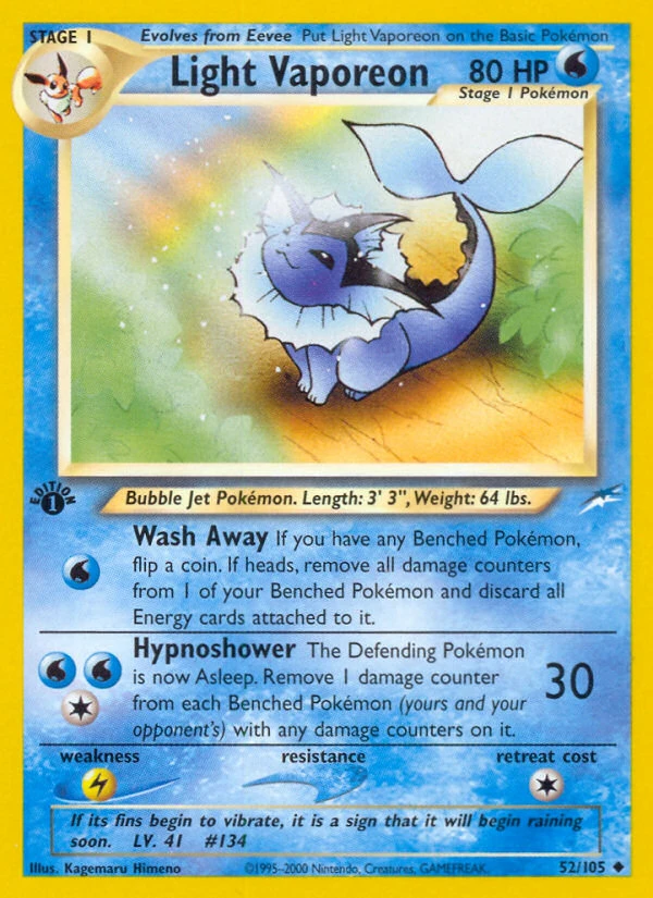 Light Vaporeon, 052/105