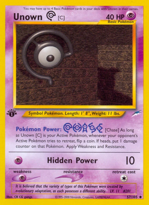 Unown [C], 057/105
