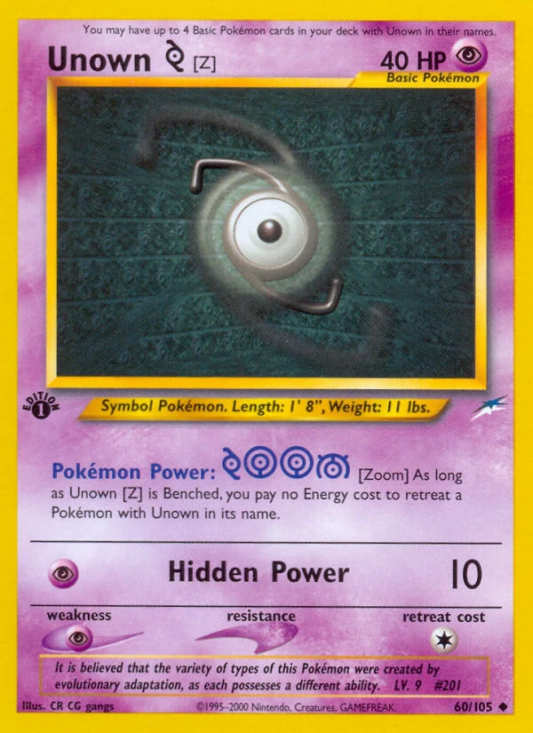 Unown [Z], 060/105