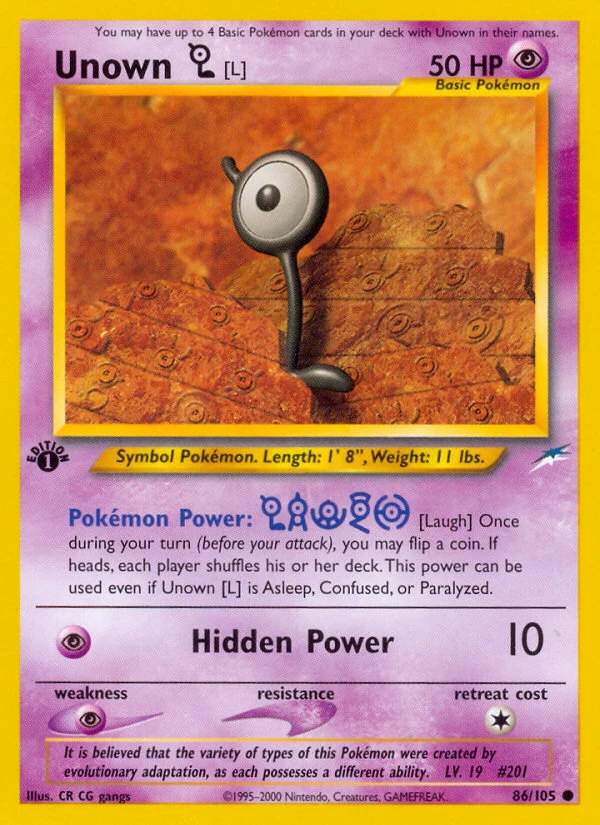 Unown [L], 086/105