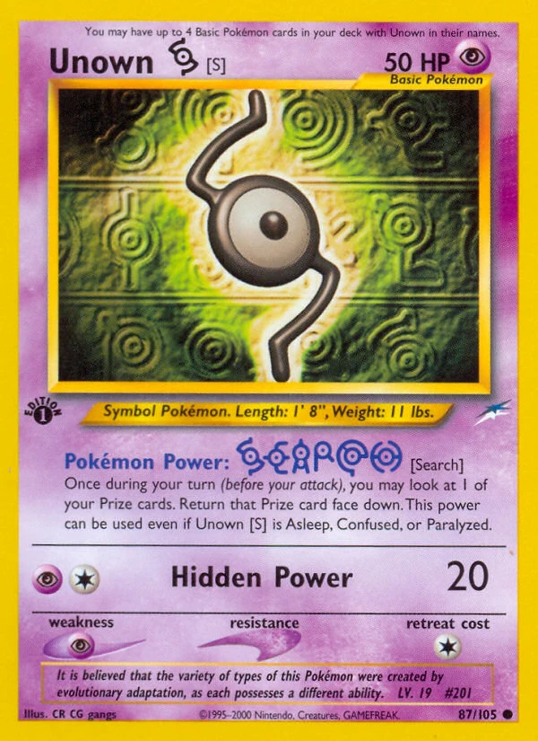 Unown [S], 087/105