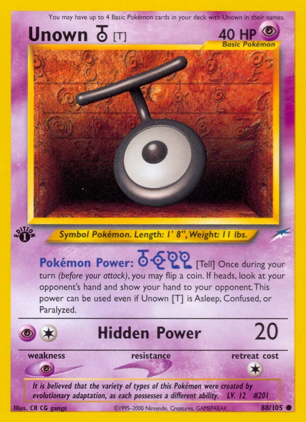 Unown [T], 088/105