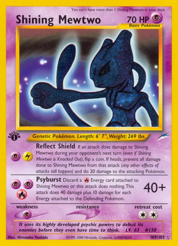 Shining Mewtwo, 109/105