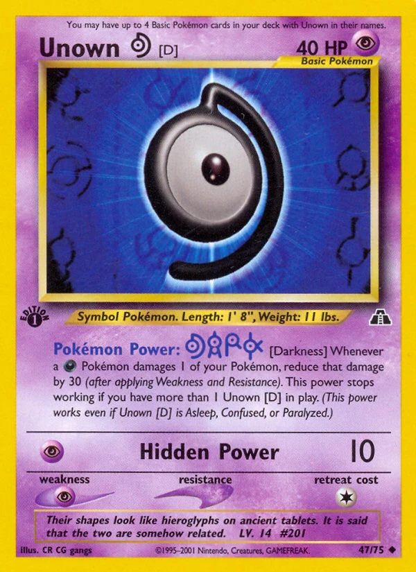 Unown [D], 047/075