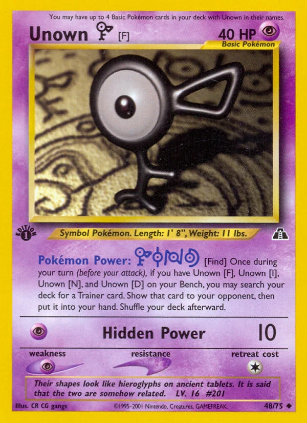 Unown [F], 048/075