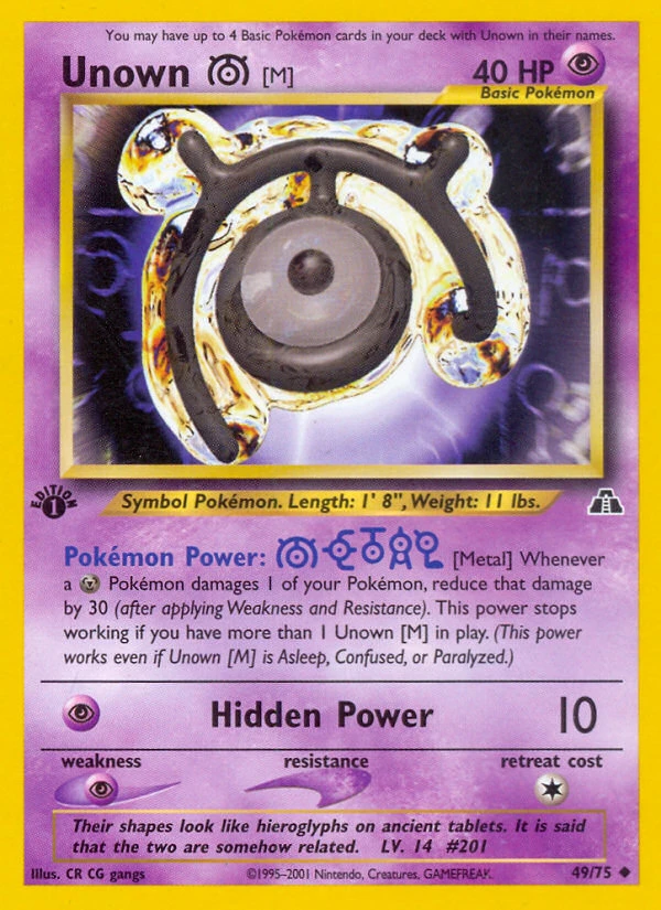 Unown [M], 049/075