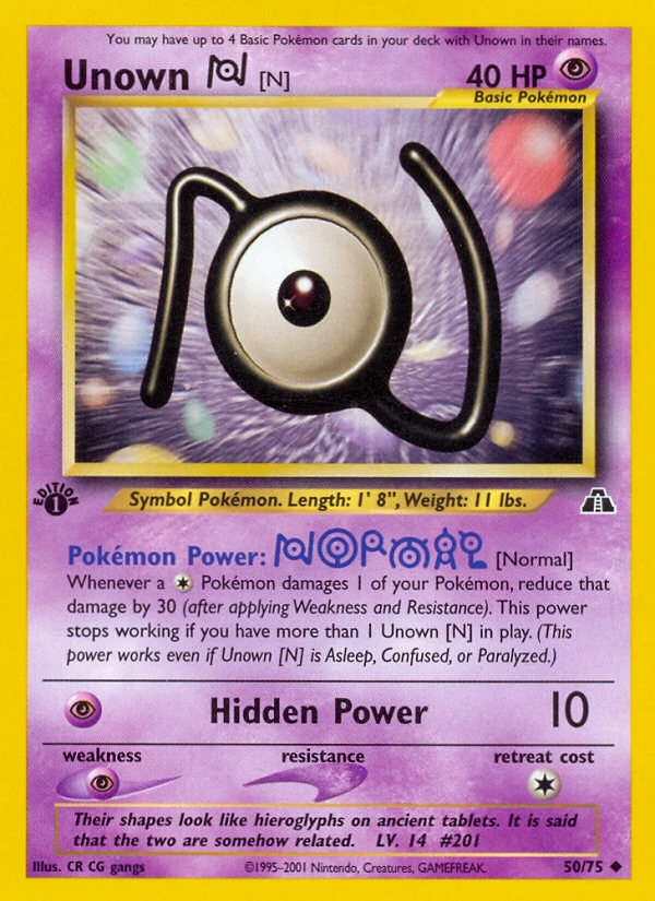 Unown [N], 050/075