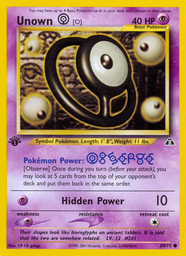 Unown [O], 069/075