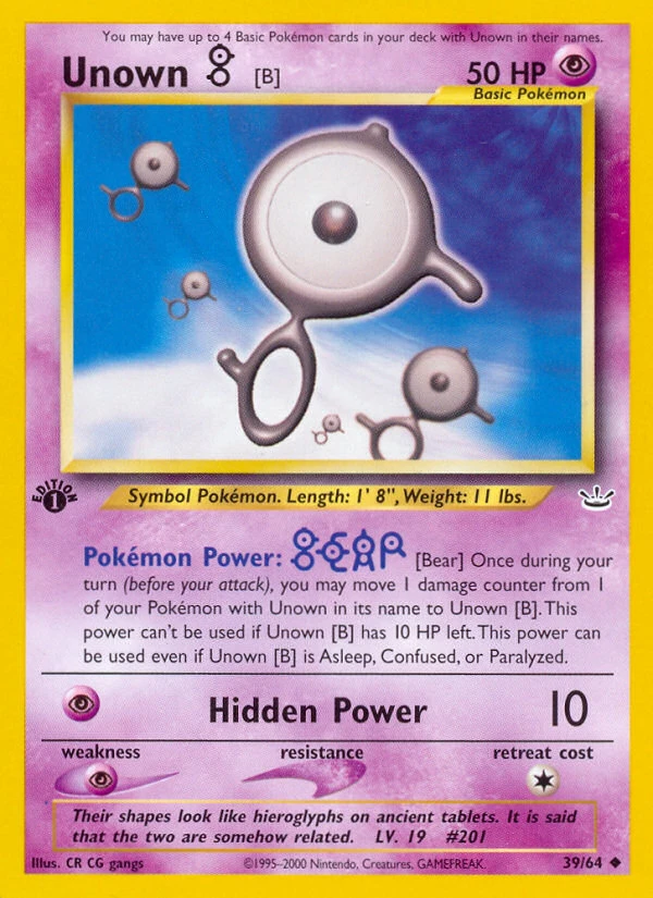 Unown [B], 039/064