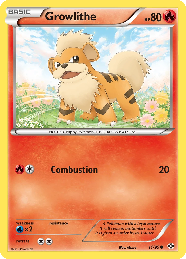 Growlithe, 011/099