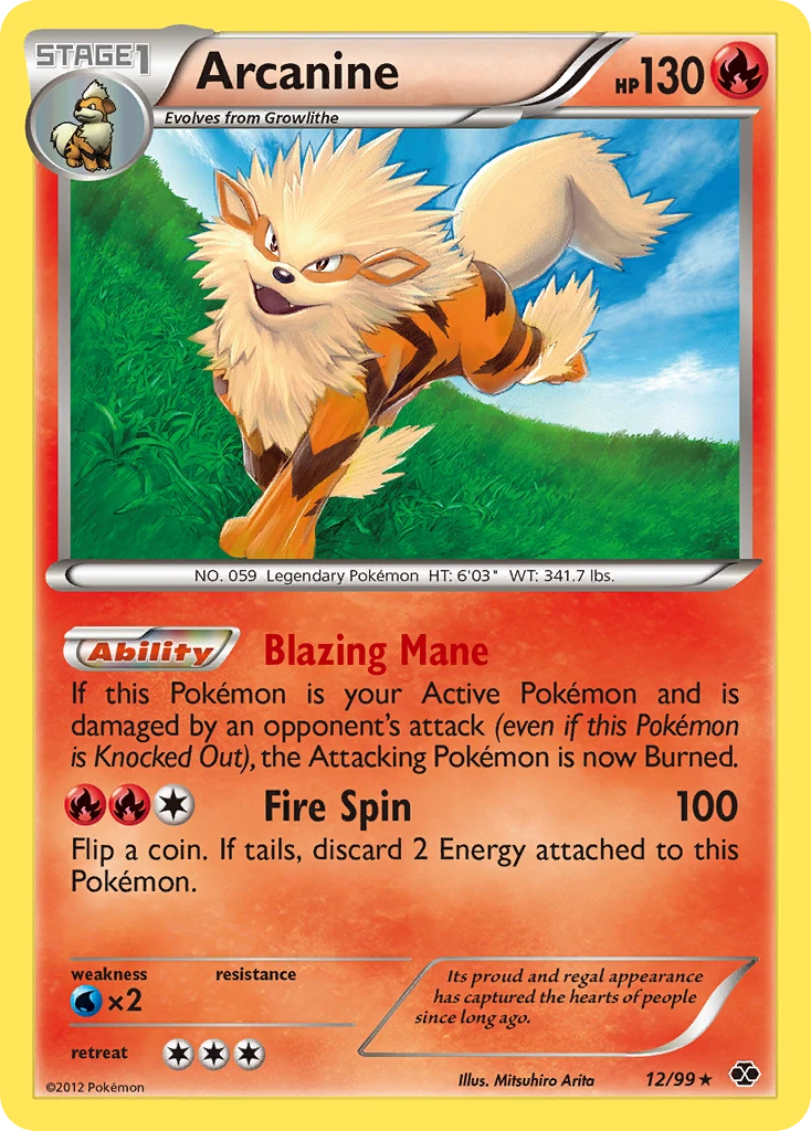 Arcanine, 012/099