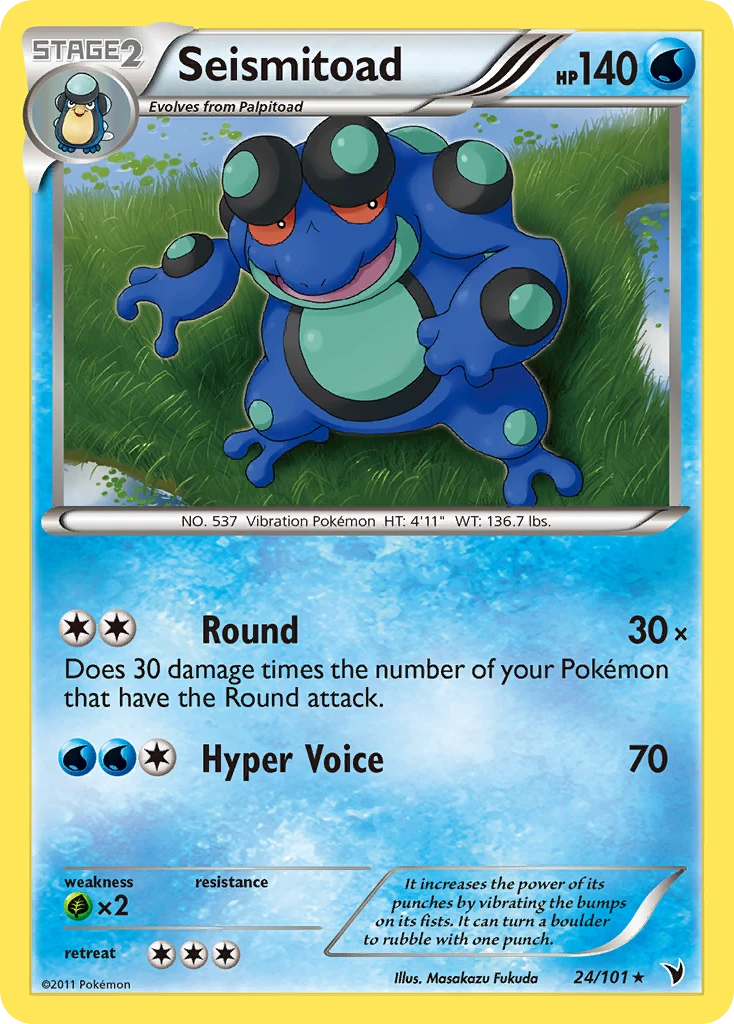 Seismitoad, 024/101