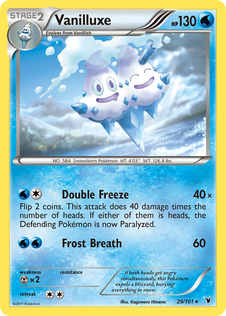 Vanilluxe, 029/101