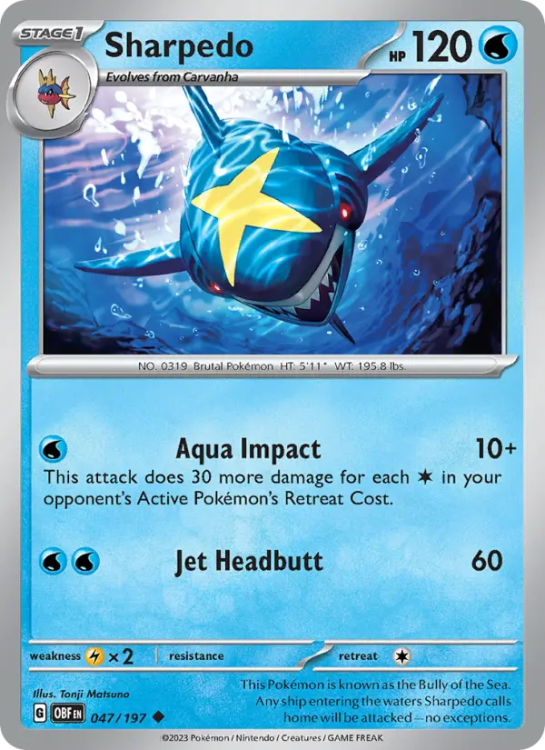Sharpedo, 047/197