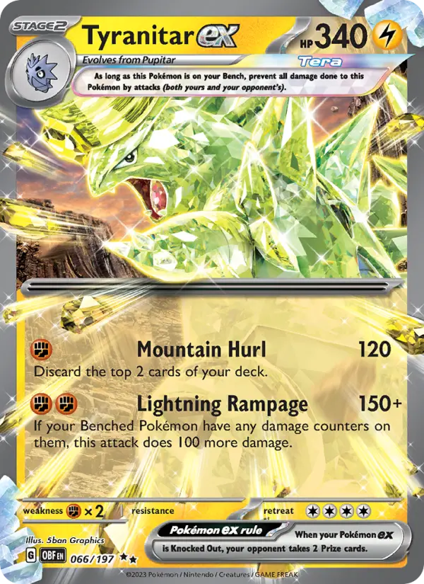 Tyranitar ex, 066/197