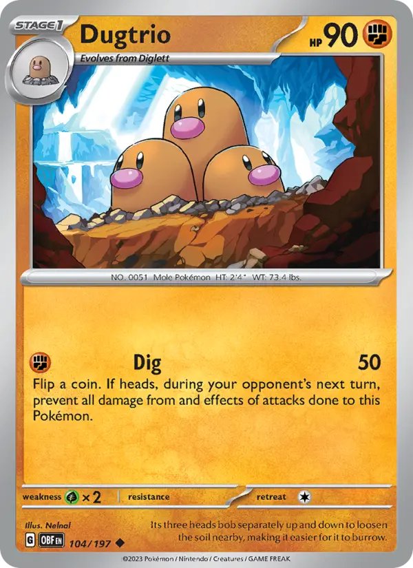 Dugtrio, 104/197