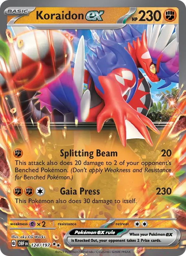 Koraidon ex, 124/197