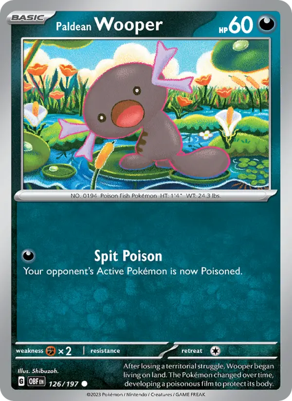 Paldean Wooper, 126/197