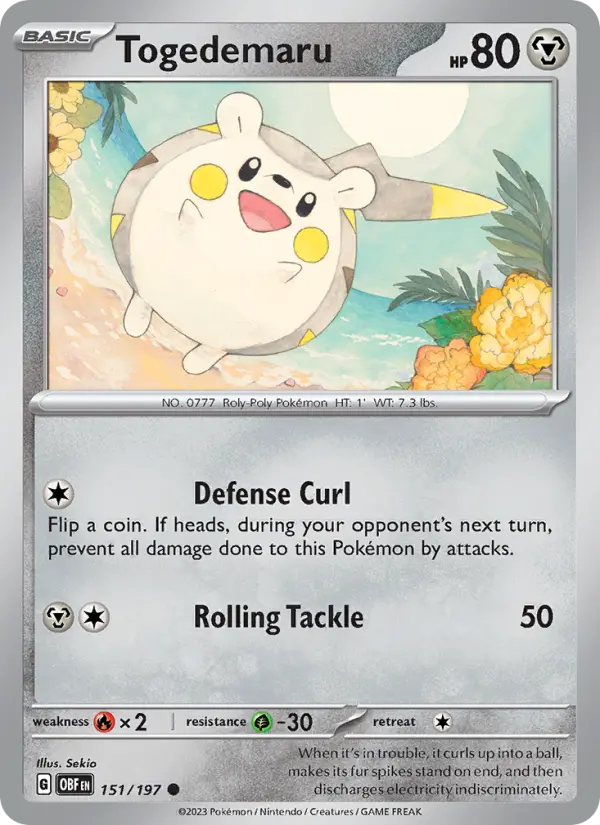 Togedemaru, 151/197