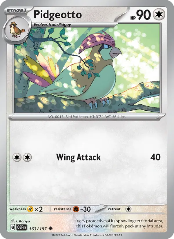 Pidgeotto, 163/197