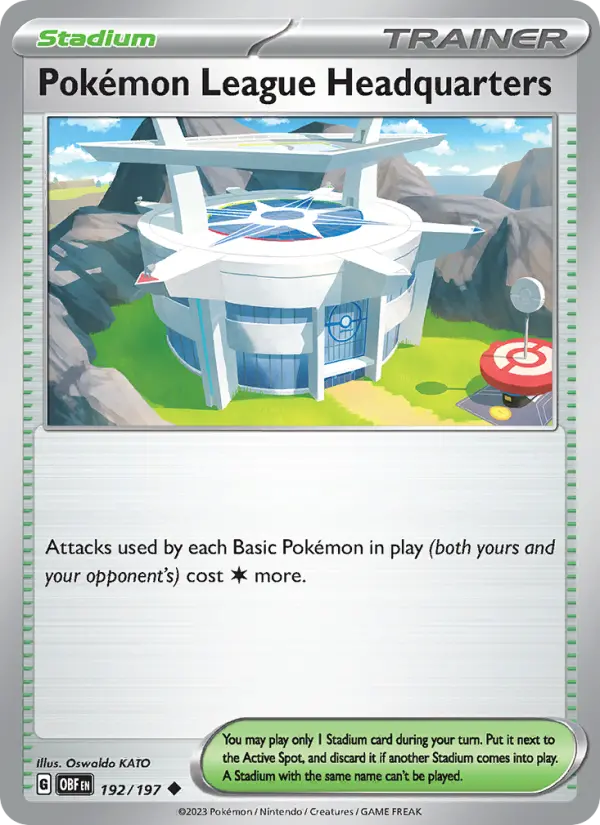 Pokémon League Headquarters, 192/197