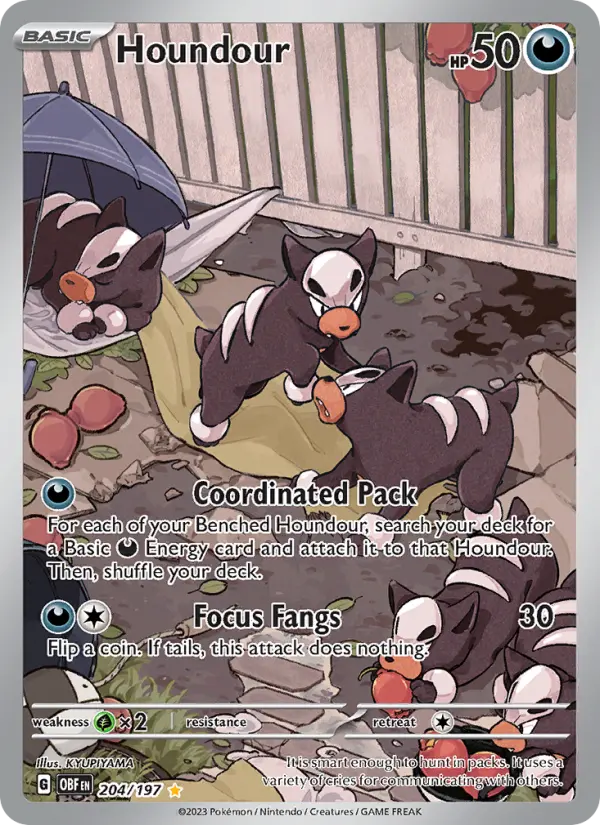 Houndour, 204/197