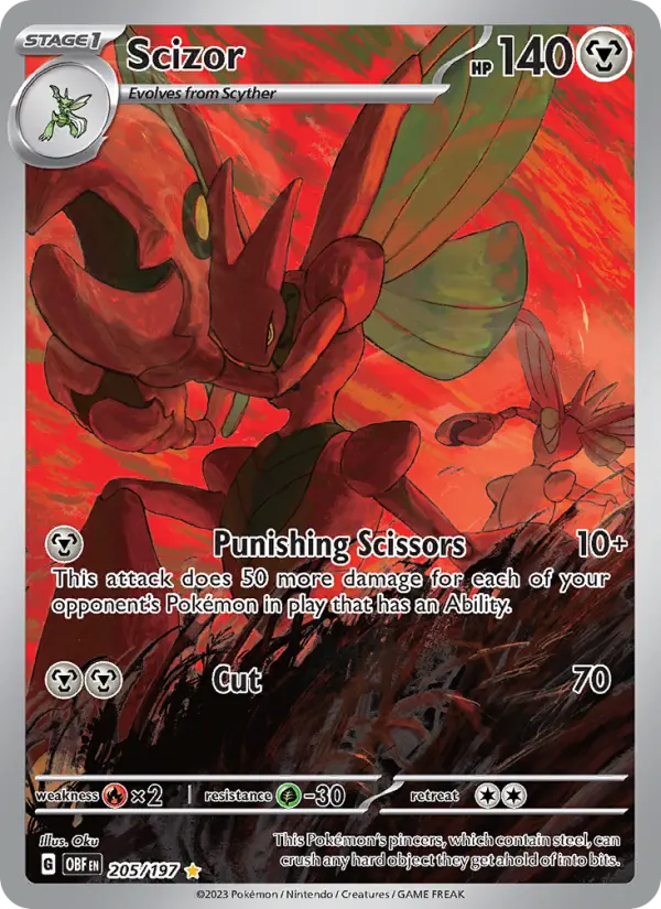 Scizor, 205/197