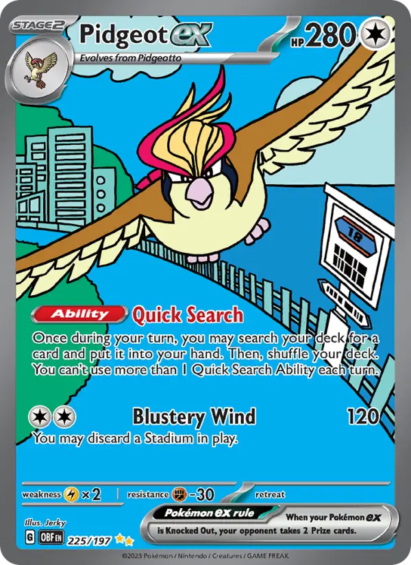 Pidgeot ex, 225/197
