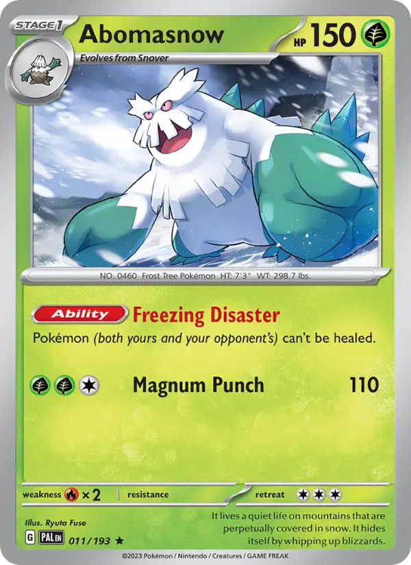 Abomasnow, 011/193