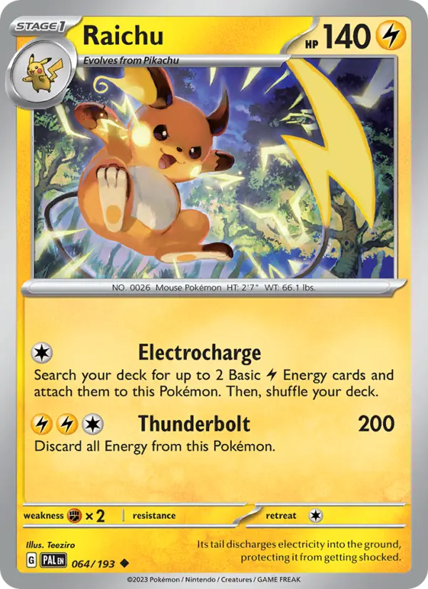 Raichu, 064/193