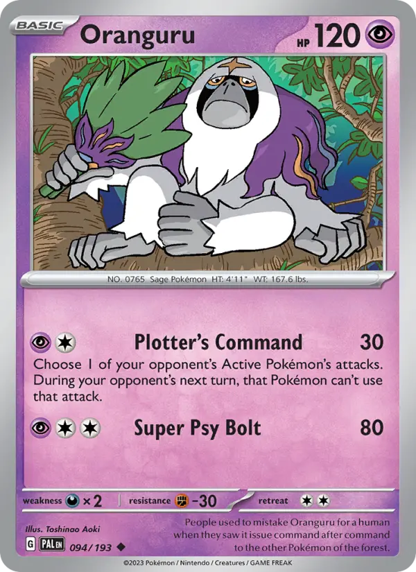 Oranguru, 094/193
