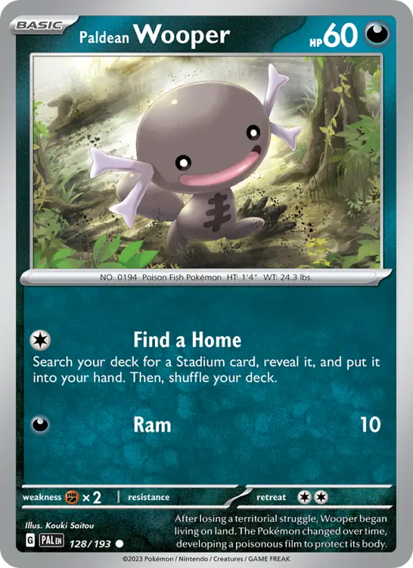 Paldean Wooper, 128/193