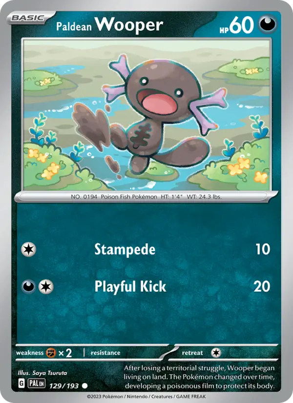 Paldean Wooper, 129/193