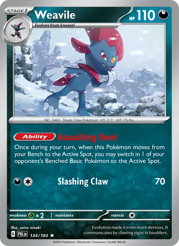 Weavile, 134/193