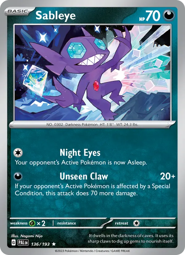 Sableye, 136/193