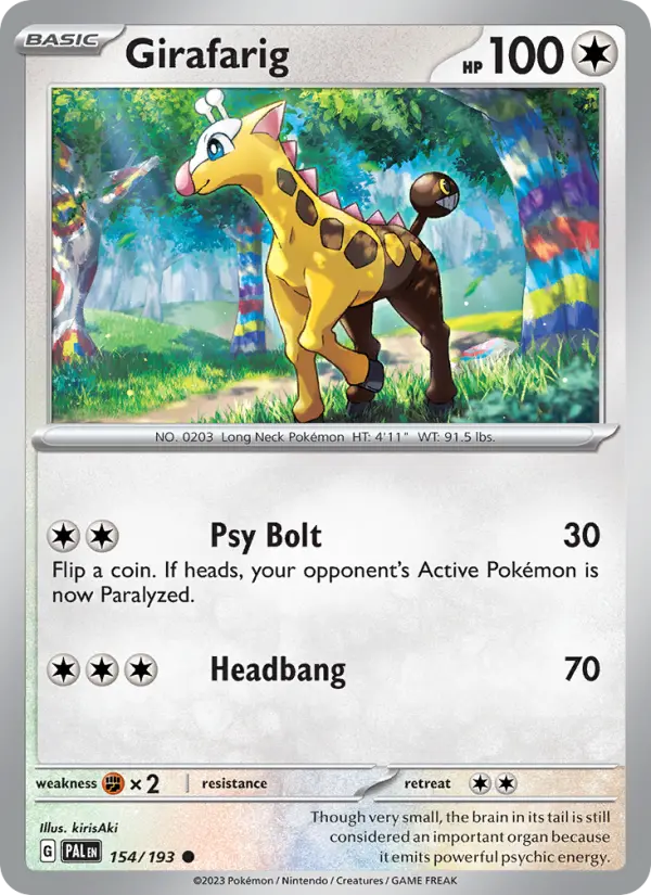 Girafarig, 154/193