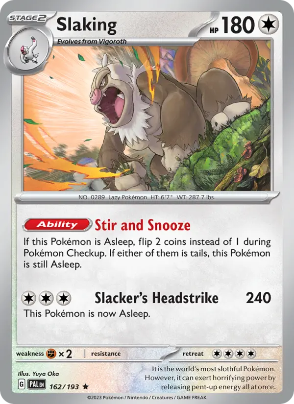 Slaking, 162/193