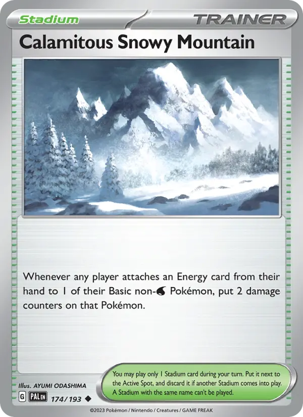 Calamitous Snowy Mountain, 174/193